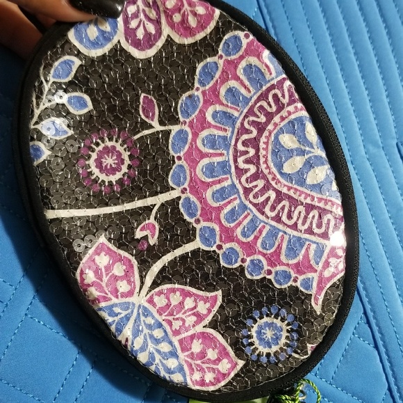 Multi colored sequins wristlet - Picture 2 of 2